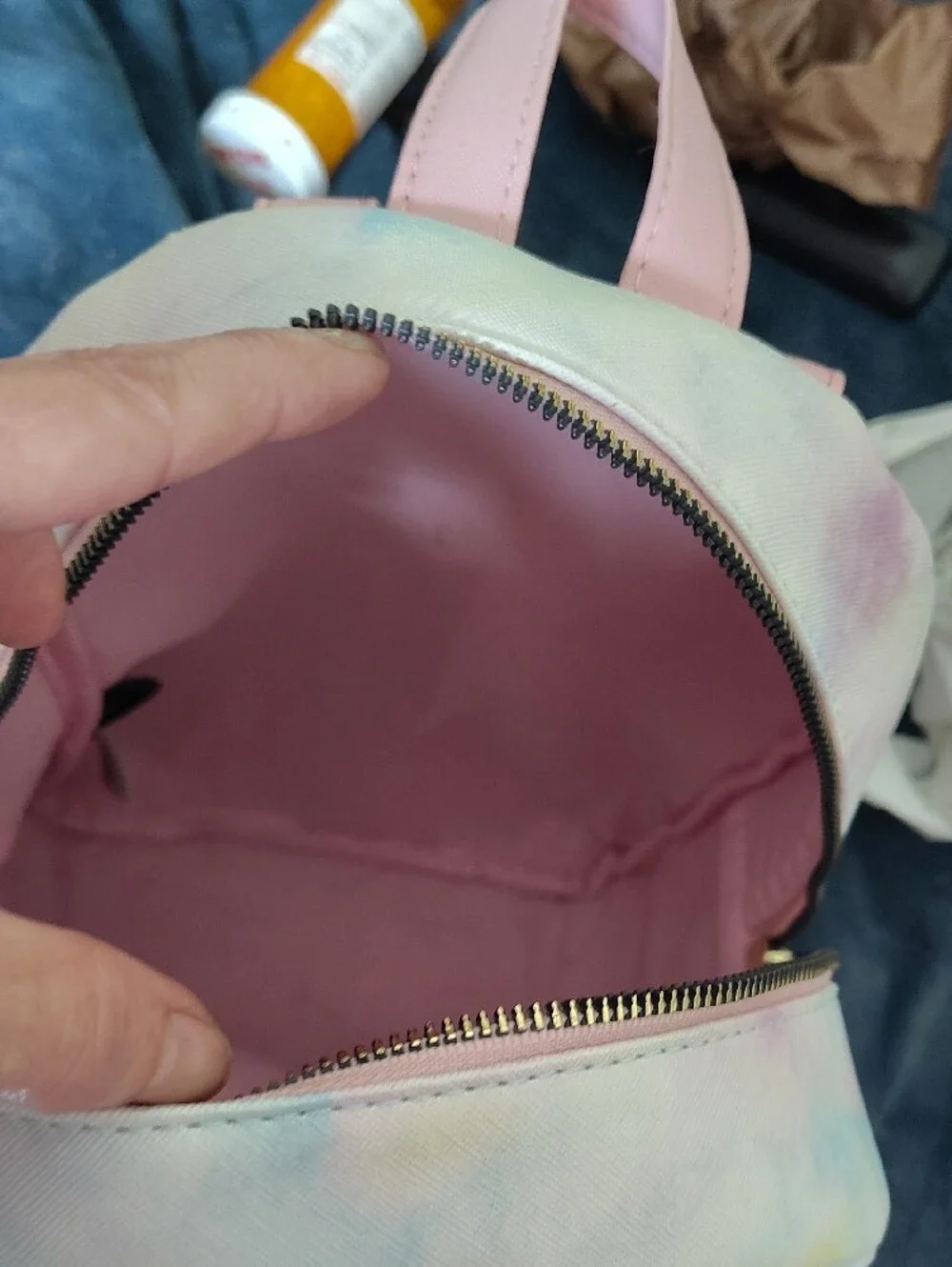 Disney The Little Mermaid Pink Illustration Mini Backpack